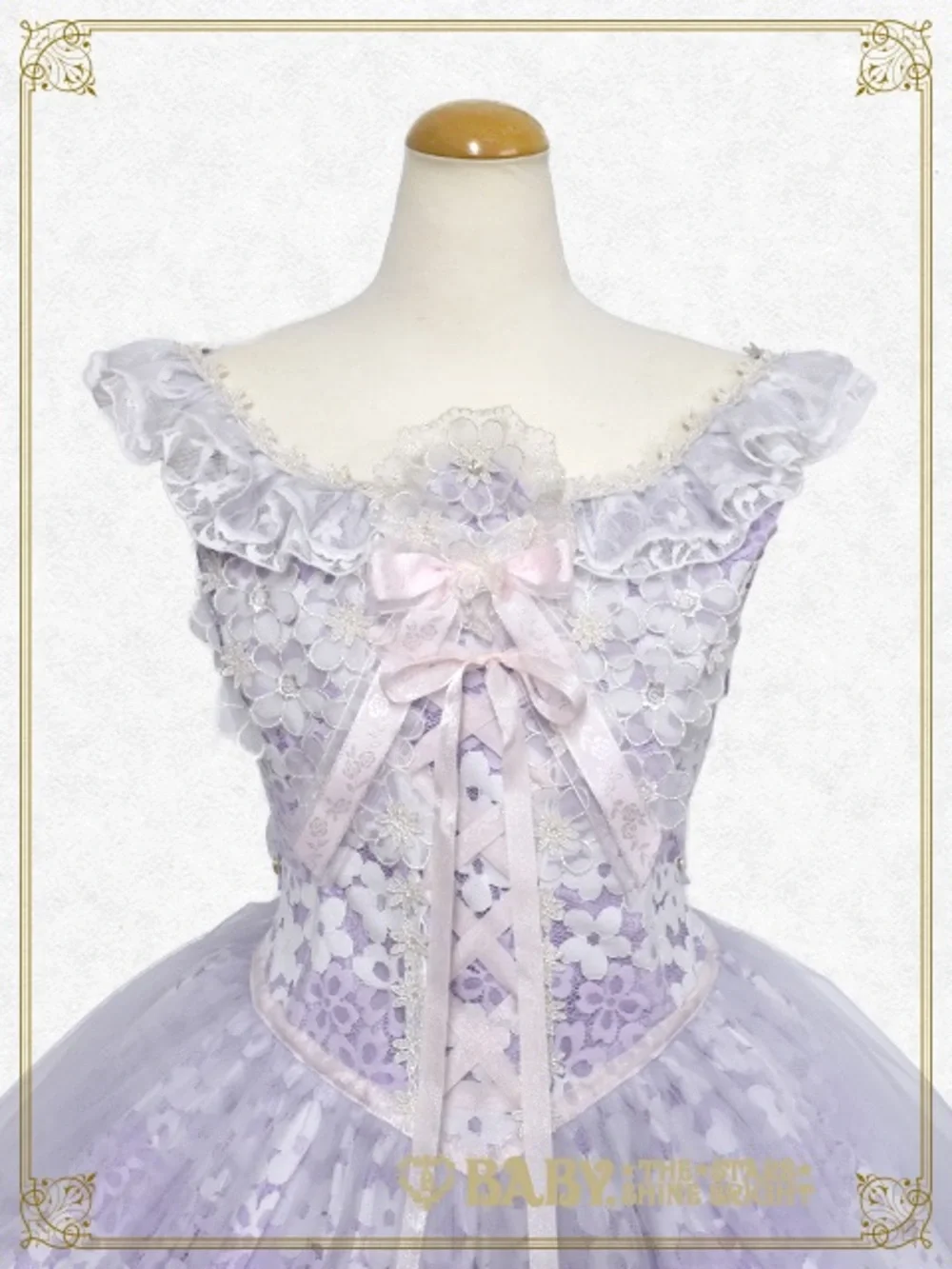 BABY THE STARS SHINE BRIGHT Fairy Floral Canon JSK Lavender Lolita Dress